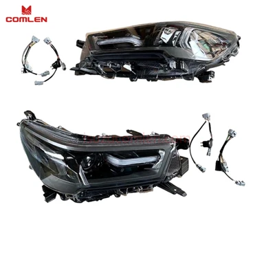 1 Set Upgraded Facelift Bodykit For Toyota Hilux 2016-2020 Facelift To 2021 Hilux Rocco Style With Headlight Taillight Bumpers high quality